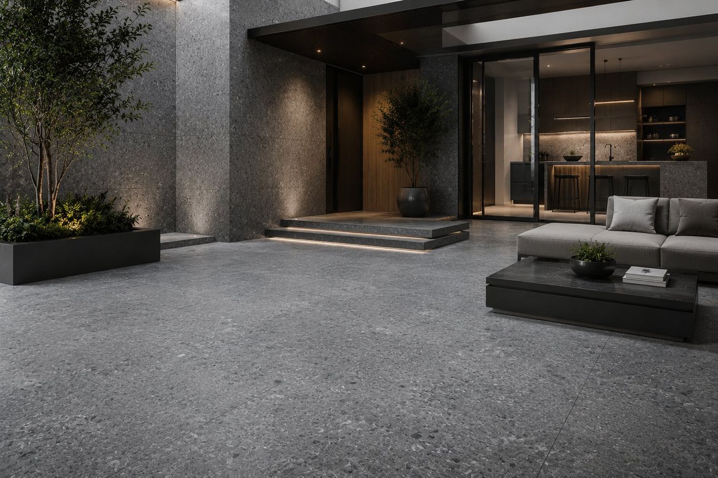 Grey · Steel Grey granite