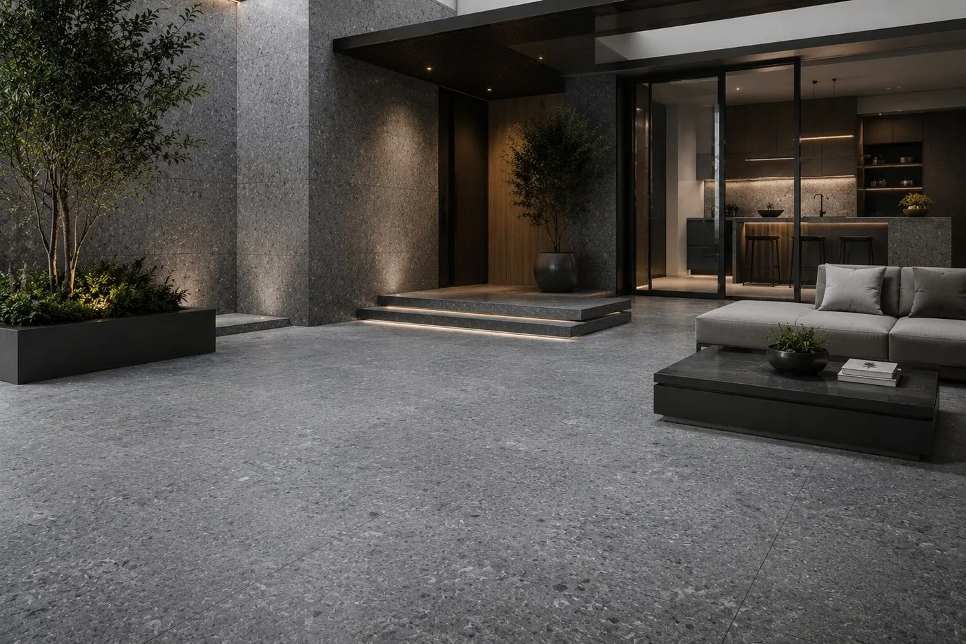 Grey · Steel Grey granite